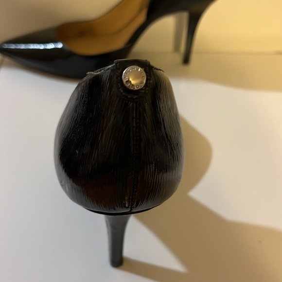 NWOT MICHAEL KORS NATHALIE FLEX HIGH HEEL PUMP POINTY TOE DRESS BLACK PATENT - Picture 4 of 7